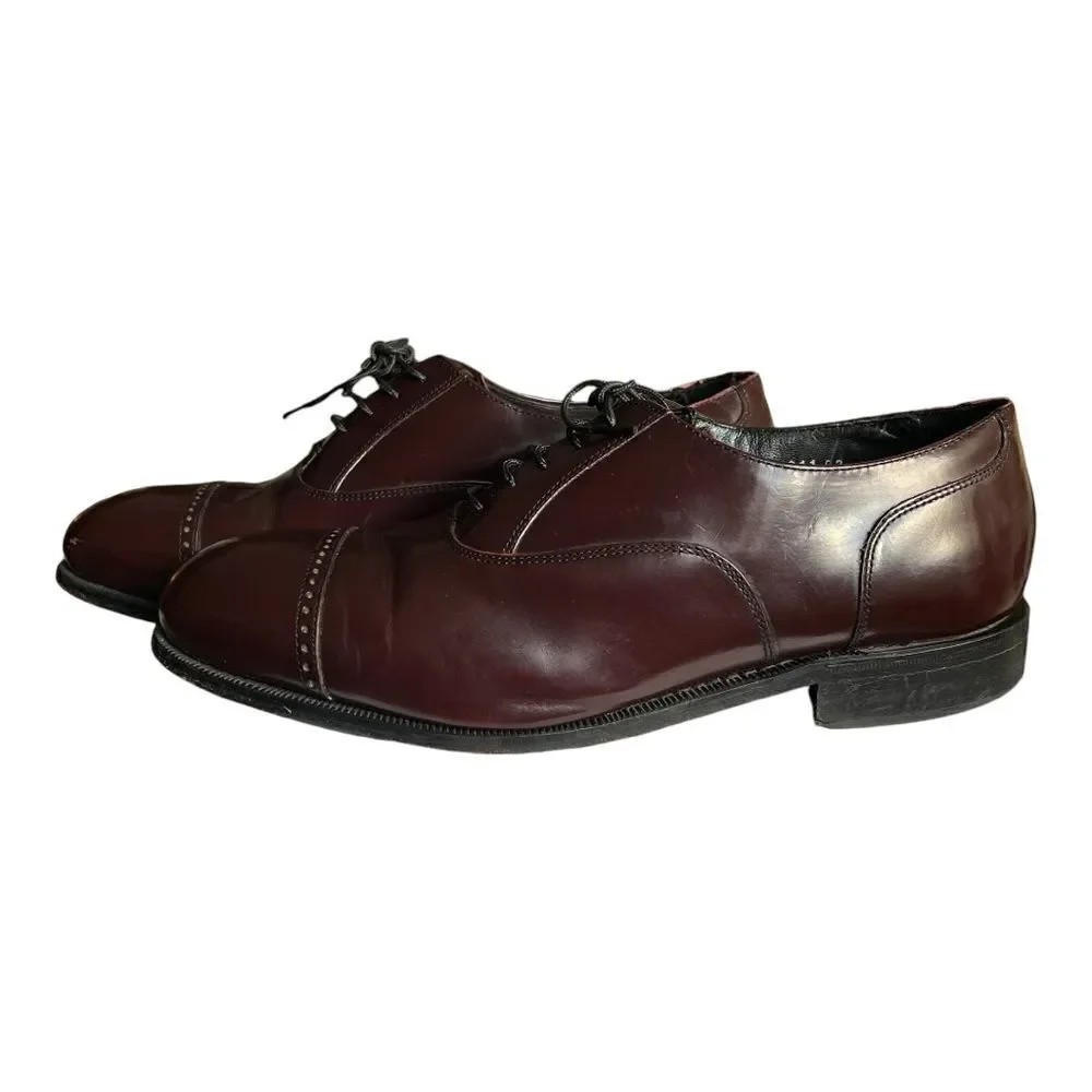 Vintage Florsheim Men’s Shoes. Oxblood Color Sz: 10.5